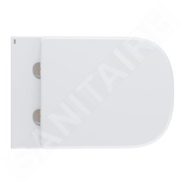 Grohe Solido - Set d’installation murale, toilettes et siège Euro Ceramic, softclose, bouton Even, chrome SANI15BB1104