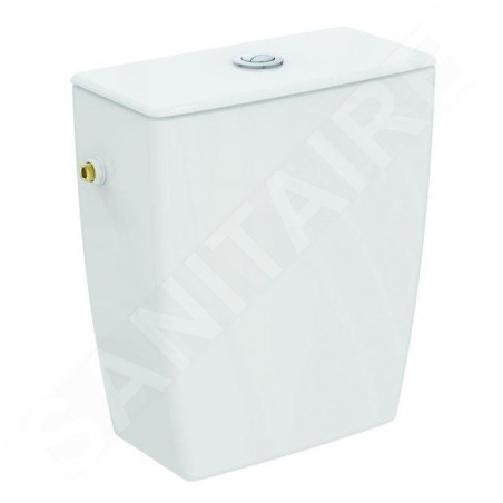 Ideal Standard Eurovit - Réservoir de chasse d’eau, remplissage latéral, blanc alpin W327901