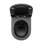 Ravak Chrome - Abattant WC, SoftClose, noir mat X01795