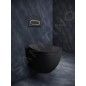 Ravak Chrome - Plaque de déclenchement, noir mat/chrome X01797
