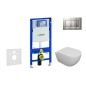 Geberit Duofix - Set de bâti-support, cuvette Oudee et abattant softclose, plaque de déclenchement Sigma30, chrome mat Geberit Duofix - Set de bâti-support, cuvette Oudee et abattant softclose, plaque de déclenchement Sigma30, chrome mat