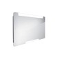 Nimco Miroirs - Miroir avec éclairage LED, 1200x700 mm, aluminium ZP 22006 Nimco Miroirs - Miroir avec éclairage LED, 1200x700 mm, aluminium ZP 22006