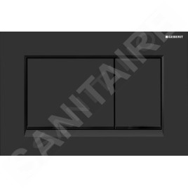 Geberit Kombifix - Set de bâti-support, cuvette Oudee et abattant softclose, plaque de déclenchement Sigma30, noir mat/noir