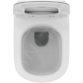 kielle Genesis - Set de bâti-support, cuvette Tesi et abattant SoftClose, plaque de déclenchement Gemini I chrome brillant