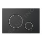 kielle Genesis - Set de bâti-support, cuvette Tesi et abattant SoftClose, plaque de déclenchement Gemini II noir mat/chrome kielle Genesis - Set de bâti-support, cuvette Tesi et abattant SoftClose, plaque de déclenchement Gemini II noir mat/chrome