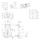kielle Genesis - Set de bâti-support, cuvette Architectura et abattant softclose, CeramicPlus, plaque de déclenchement Gemini kielle Genesis - Set de bâti-support, cuvette Architectura et abattant softclose, CeramicPlus, plaque de déclenchement Gemini