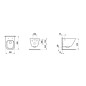 Laufen Lua - WC suspendu, Rimless, LCC, blanc H8200804000001 Laufen Lua - WC suspendu, Rimless, LCC, blanc H8200804000001