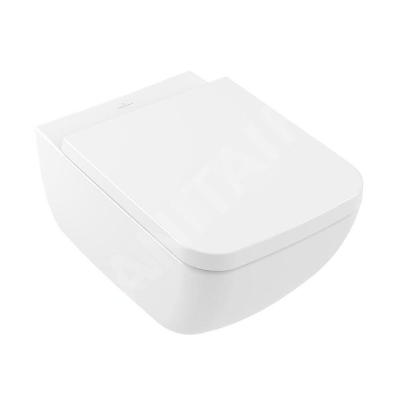Villeroy & Boch Collaro - WC suspendu avec abattant SoftClosing, DirectFlush, blanc alpin 4626HS01 Villeroy & Boch Collaro - WC suspendu avec abattant SoftClosing, DirectFlush, blanc alpin 4626HS01