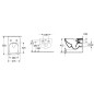 Villeroy & Boch Collaro - WC suspendu avec abattant SoftClosing, DirectFlush, blanc alpin 4626HS01 Villeroy & Boch Collaro - WC suspendu avec abattant SoftClosing, DirectFlush, blanc alpin 4626HS01