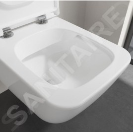 Villeroy & Boch Collaro - WC suspendu avec abattant SoftClosing, DirectFlush, blanc alpin 4626HS01