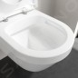 Villeroy & Boch Architectura - Cuvette de WC suspendue, Rimless, CeramicPlus, blanc alpin 4694R0R1 Villeroy & Boch Architectura - Cuvette de WC suspendue, Rimless, CeramicPlus, blanc alpin 4694R0R1