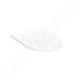Geberit Acanto - Siège WC, SoftClose, gris brillant 502.719.01.1