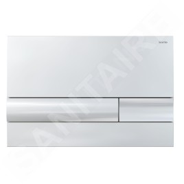 kielle Genesis - Set de bâti-support, cuvette, abattant softclose et plaque de déclenchement Gemini I, chrome 30505SS16