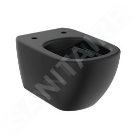 Ideal Standard Tesi - WC suspendu, RimLS+, noir soyeux T4932V3