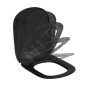 Ideal Standard Tesi - Abattant WC, SoftClose, noir soyeux T5524V3