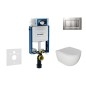 Geberit Kombifix - Set de bâti-support, cuvette Oudee et abattant softclose, plaque de déclenchement Sigma30, chrome mat Geberit Kombifix - Set de bâti-support, cuvette Oudee et abattant softclose, plaque de déclenchement Sigma30, chrome mat