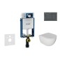Geberit Kombifix - Set de bâti-support, cuvette Oudee et abattant softclose, plaque de déclenchement Sigma30, noir mat/noir Geberit Kombifix - Set de bâti-support, cuvette Oudee et abattant softclose, plaque de déclenchement Sigma30, noir mat/noir