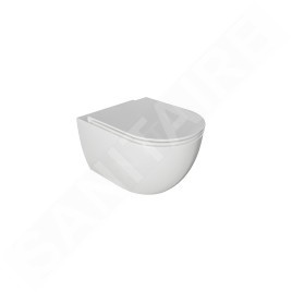 kielle Genesis - Set de bâti-support, cuvette Oudee avec abattant softclose et plaque de déclenchement Gemini I, chrome