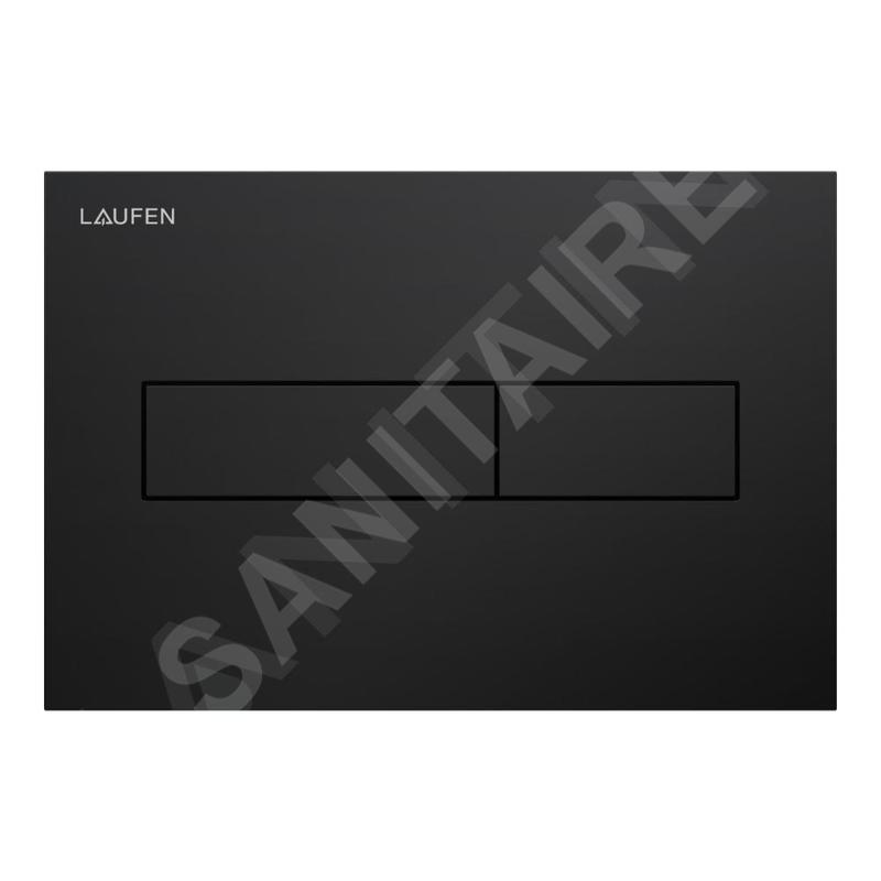 Laufen INEO - Plaque de déclenchement, noir mat H9001117160001