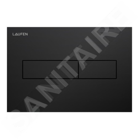 Laufen INEO - Plaque de déclenchement, noir mat H9001117160001