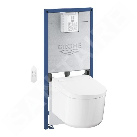 Grohe Rapid SLX - Set bâti-support, bidet électronique et siège, blanc alpin 36509SH0