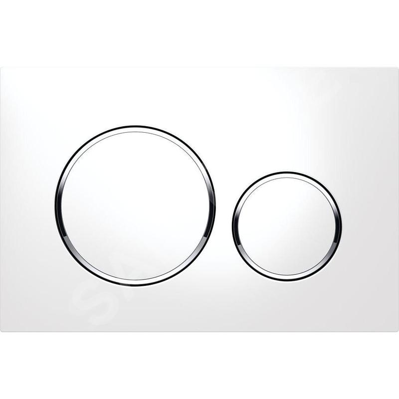 Geberit Sigma20 - Plaque de déclenchement Sigma20, blanc/chrome 115.882.KJ.1 Geberit Sigma20 - Plaque de déclenchement Sigma20, blanc/chrome 115.882.KJ.1