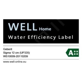 Geberit Sigma20 - Plaque de déclenchement Sigma20, blanc/chrome 115.882.KJ.1