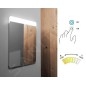 Nimco Miroirs - Miroir avec éclairage LED, 900x700 mm, capteur tactile, aluminium ZP 23019V Nimco Miroirs - Miroir avec éclairage LED, 900x700 mm, capteur tactile, aluminium ZP 23019V