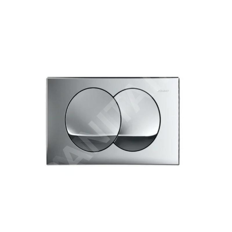 Geberit Delta - Plaque de déclenchement, chrome brillant 115.100.21.5