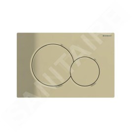 Geberit Sigma01 - Plaque de déclenchement Sigma01, laiton noble galvanisée 115.770.DT.5