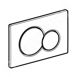 Geberit Sigma01 - Plaque de déclenchement Sigma01, laiton noble galvanisée 115.770.DT.5