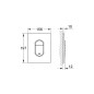 Grohe Arena Cosmo - Plaque de déclenchement, chrome mat 38844P00