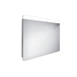 Nimco Miroirs - Miroir avec éclairage LED, 900x700 mm, aluminium ZP 23019 Nimco Miroirs - Miroir avec éclairage LED, 900x700 mm, aluminium ZP 23019