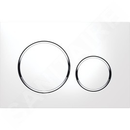 Geberit Duofix - Set de bâti-support, cuvette Gaia et abattant softclose, plaque de déclenchement Sigma20, blanc/chrome