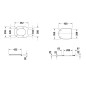 Duravit D-Code - Abattant WC, SoftClose, blanc 0067390000 Duravit D-Code - Abattant WC, SoftClose, blanc 0067390000