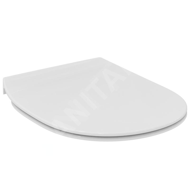 Ideal Standard Connect - Abattant de toilette plat, blanc E772301