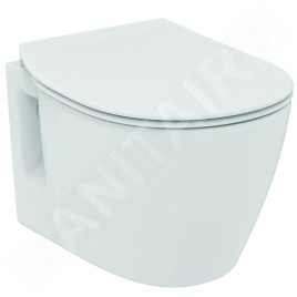 Ideal Standard Connect - Abattant de toilette plat, blanc E772301