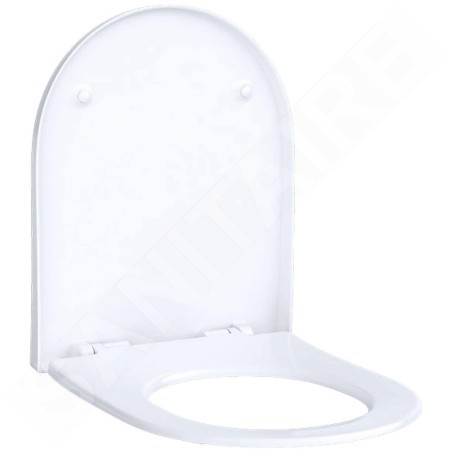 Geberit Acanto - Abattant WC, duroplast, SoftClose, blanc 500.660.01.2