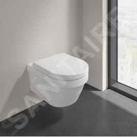 Villeroy & Boch Architectura - Abattant WC avec Softclose, blanc 98M9C101