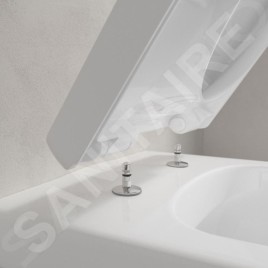 Villeroy & Boch Architectura - Abattant WC avec Softclose, blanc 98M9C101