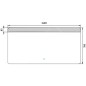 Nimco Miroirs - Miroir avec éclairage LED, 1400x700 mm, capteur tactile, aluminium ZP 23008V Nimco Miroirs - Miroir avec éclairage LED, 1400x700 mm, capteur tactile, aluminium ZP 23008V