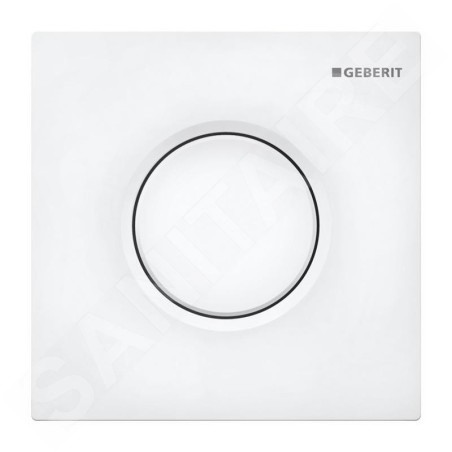 Geberit Systèmes de chasse d’eau - Commande pneumatique de la chasse d’eau d’urinoir Type 01, blanc alpin 116.011.11.5