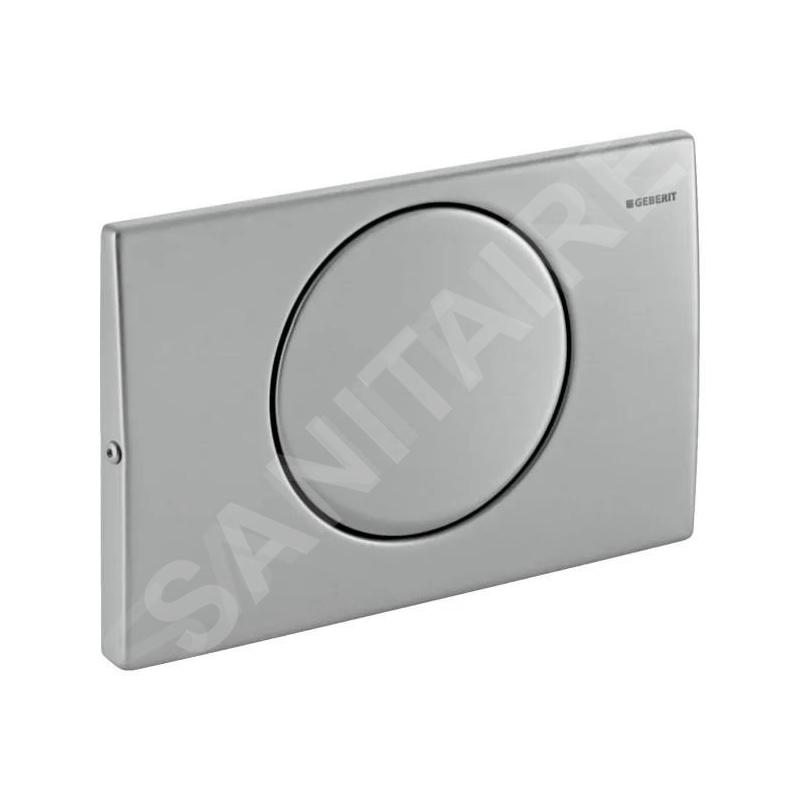 Geberit Delta10 - Plaque de déclenchement, inox 115.108.00.1