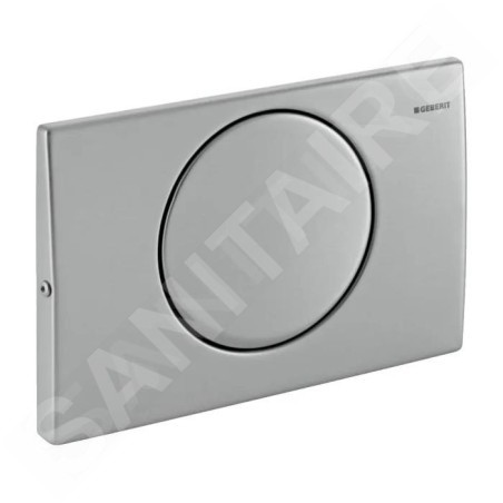 Geberit Delta10 - Plaque de déclenchement, inox 115.108.00.1