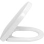 Villeroy & Boch Subway 2.0 - Abattant WC avec couvercle, Compact, blanc alpin 9M69Q101