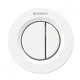 Geberit Systèmes de chasse d’eau - Télécommande de chasse d’eau type 01, blanc 116.043.11.1