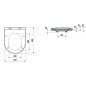 Laufen Pro - Abattant WC Slim, SoftClose, blanc H8989660000001