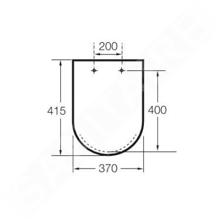 Roca Inspira - Abattant WC, SlowClose, blanc A80152C00B