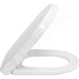 Villeroy & Boch Subway 2.0 - Abattant WC avec couvercle, blanc alpin 9M68Q101
