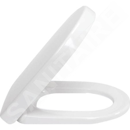 Villeroy & Boch Subway 2.0 - Abattant WC avec couvercle, blanc alpin 9M68Q101